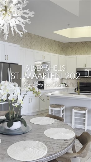 Welcome to Silver Shells St. Maarten 202! This luxurious and spacious 2-bedroom, 3-bathroom condo is the perfect choice for your next beach getaway. Just steps from the resort pool and beach access, it offers both convenience and luxury. #destin #destinflorida #destinvacation #beach #beachvacation #compassresorts #gulfcoast #floridagulfcoast | Compass Resorts