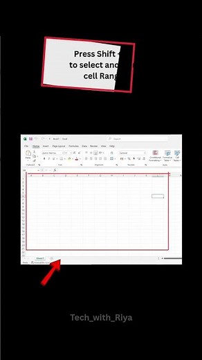 🚀 Select Cells Faster Without a Mouse! | F8 Key in Excel Explained #shorts
