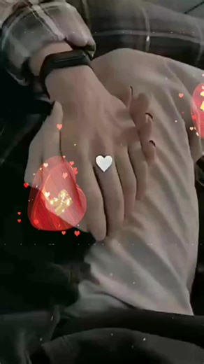 Romantic Car Moments: Handholding in a Close-Up