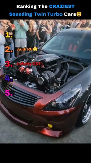 The CRAZIEST Sounding Twin Turbo Cars🤤 #crazy #cars #funny #sounds #twinturbo #insane #cool #awesome
