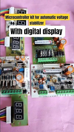 Universal Microcontroller Kit for All Voltage Stabilizers with digital display ⚡|#Short