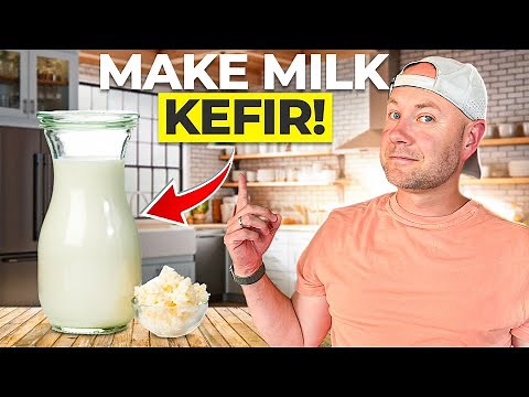 How to Make Milk Kefir | DIY Probiotic Drink!
