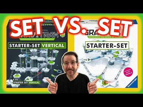 GraviTrax PRO Vertical Starter Set vs. Starter Set (Marble Run Set Comparison)