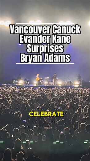 Vancouver’s MOVE 103.5 on Instagram: "The @canucks had a huge surprise for @bryanadams Friday night at Rogers Arena. #bryanadams #canucks #livemusic #concerts #vancouver @evanderkane"