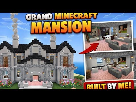 I Build a Grand Luxury Mansion in Minecraft! (Full Tour)