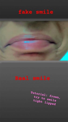 #upside down smile tutorial