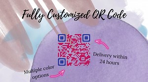Vollständig angepasster QR-Code SVG- und PNG-Download / benutzerdefinierter digitaler Download - Etsy.de