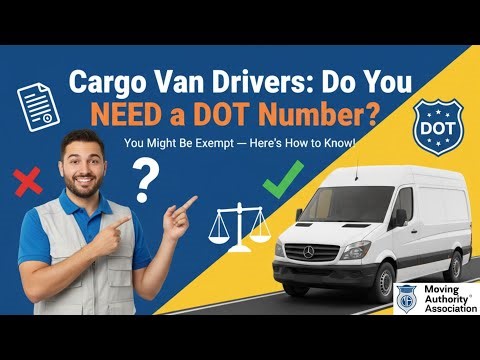 Cargo Van DOT Exemption: Do You Need a DOT Number?