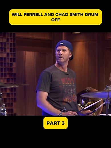 WILL FERRELL AND CHAD SMITH DRUM OFF