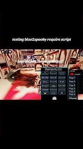 Testing blue2spooky require gui