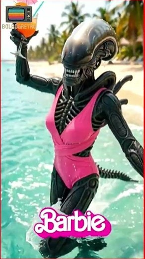 She’s just a girl 💅💖 living in her Barbie era… even if she’s a little alien 👽