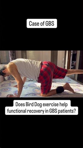 Bird Dog Exercise in GBS | Improve Trunk Stability & Balance | Neuro Physiotherapy