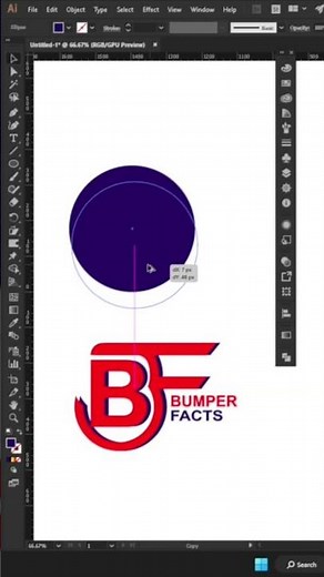 How to Make BF Logo Design in Adobe Illustrator | Typography logo | Digital Art Designs