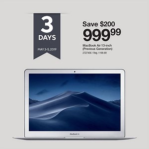 90K views · 55 reactions | 3 DAYS ONLY! Save $200 on MacBook Air. | Staples Canada | Facebook