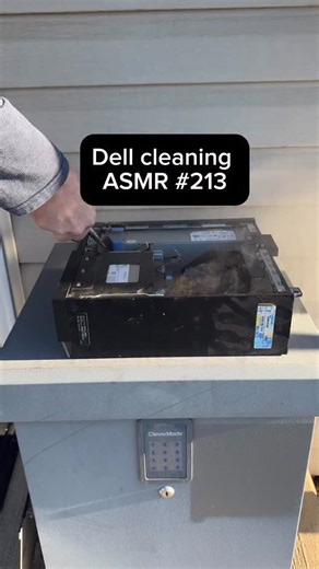 We Fix Stupid Computers on Instagram: "Cold early morning computer cleaning ASMR. . . . . #asmr #dell #techsupport"