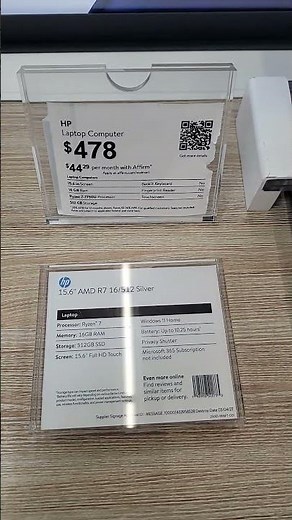 $478 HP laptop computer at Walmart