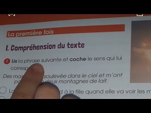 La première fois 🧩Compréhension du texte/Nénuphar Cm1