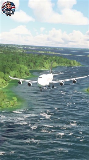 Realistic Water Landing - Flight Simulator 2026 #aviation #simulation