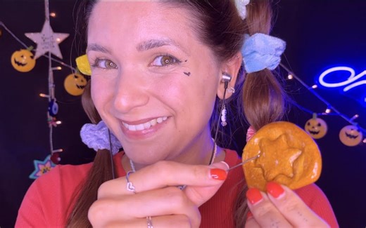 【Miss Mi】《鱿鱼游戏》椪糖挑战~🔴（含椪糖制作过程）助眠