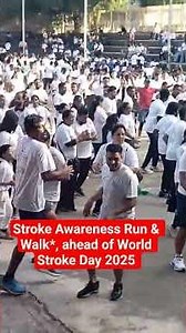 Stroke Awareness Run & Walk*, ahead of World Stroke Day 2025 #song
