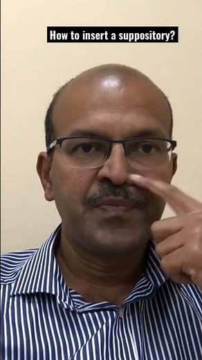How to insert a suppository? #suppository #howtousesuppository #suppositoryforfever