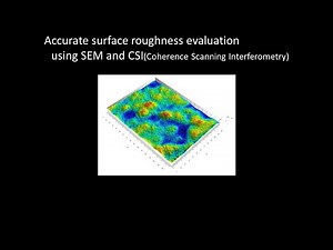 [Materials] Accurate surface roughness evaluation using SEM and CSI
