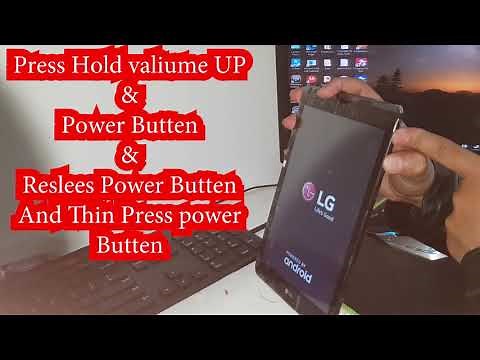 How To Hard Reset LG G Pad F2 8.0 LK-460 Pattern Lock Or Pin Lock Without PC