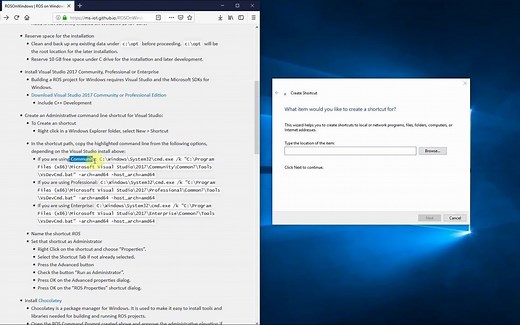 如何直接在windows上安装ROS