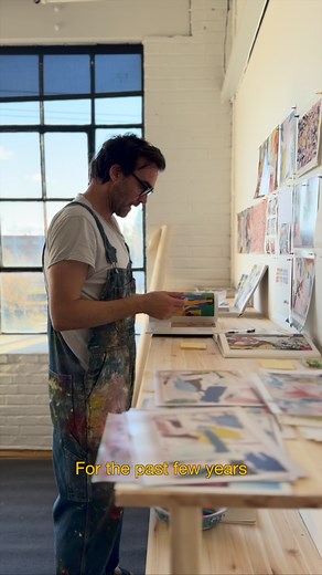 George Byrne on Instagram: "Very excited to be showing a couple of my paintings with Olsen Gallery this week! To see the works and read more about my painting practice, please click the link in my bio. xx ** I began painting around 2021 as a counterpoint to my photographic work, I was craving something more tactile and away from screens. What started as a quiet experiment quickly became a more serious pursuit. Grounded in the language of abstraction, these paintings I’m making aren’t observation