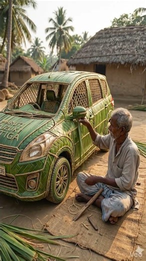 He Made This From Leaves. No Machines, Just Skill! Short Hub