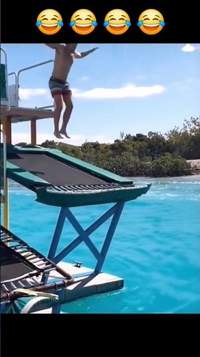 Trampoline Fails 😂 Try Not To Laugh | Funny Moments #shorts