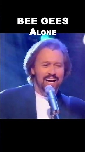 BEE GEES - Alone LIVE. #shorts #beegees #totp #barrygibb