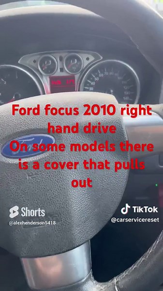 OBD Port Location on Ford Focus 2010 Model