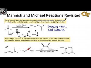 15.02 The Mannich and Michael Reactions Revisited