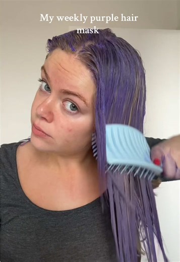 DIY Purple Hair Mask for Curly Hair Transformations