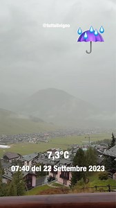 ...piove. buongiorno da Livigno 👋☔️ Per le webcam di Livigno https://livigno.livignese.it/webcam.php | Tutto Livigno