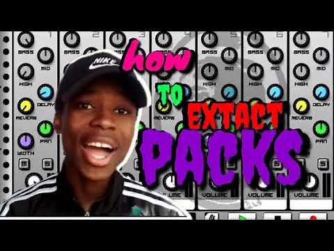 How to [extract] and [save] amapiano packs on caustic 3 from projects (Beginner)