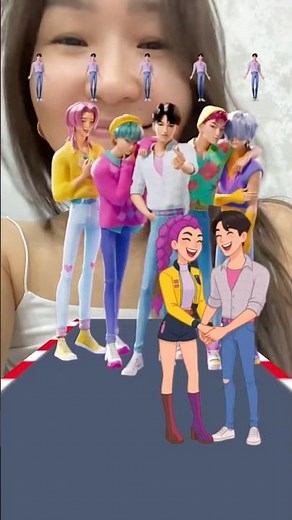 K-pop demon Hunters #tutorial #tiktok #filtergame #kpop #kpopdemonhunters
