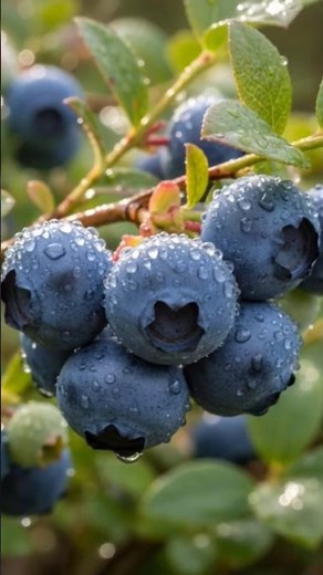 Blueberries 🫐 fruit cutting 🔪Most Relaxing ASMR Fruit Cutting Video| Satisfying Sounds #fruitcutting