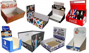 Counter Display Stand Printing Malaysia | Cardboard Tabletop Displays by Printlab
