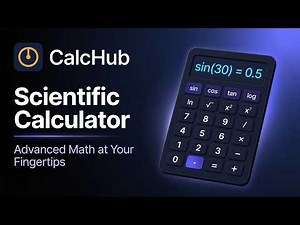 How to Use Free Online Scientific Calculator — CalcHub Tutorial