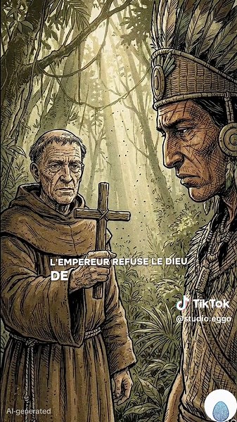 La chute de l'Empire Aztèque au Mexique en 1525