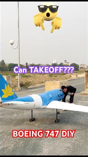A HOMEMADE BOEING 747… CAN IT TAKE OFF?! #Boeing747 #Aviation