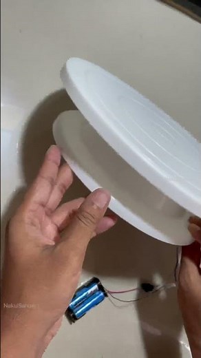 Rotating display table with dc motor for school project display#diy #shorts