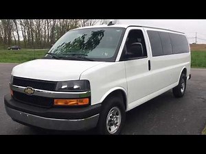2017 Chevrolet Express LT 3500 Extended 15 Passenger-6.0L