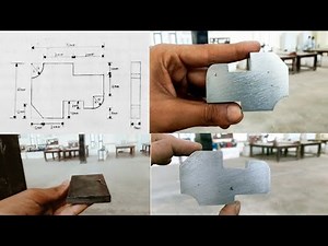 Hacksaw cutting Job practice //Ms flat job cutting practice// iti job practice//iti job (#technical)