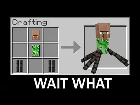 WAIT WHAT - Minecraft part 24 (Crazy Crafting Villager)