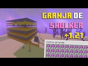 Como Hacer Una Granja De Shulker Simple Y Rapida | Java 1.17 - 1.21+ | Minecraft