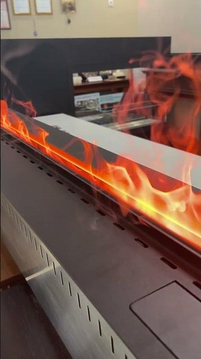 fireplace humidifier with realistic fire