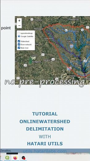 🌊 Delineate watersheds in seconds — no GIS required.